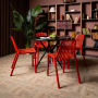 Комплект обеденных стульев Royal Family NICO (4 шт.) красный