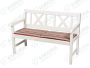 Скамейка Onsala white двухместная