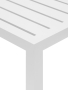 Стол уличный кофейный CAPRI, белый, 44*44*40