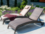 MONACO шезлонг (коричневый)