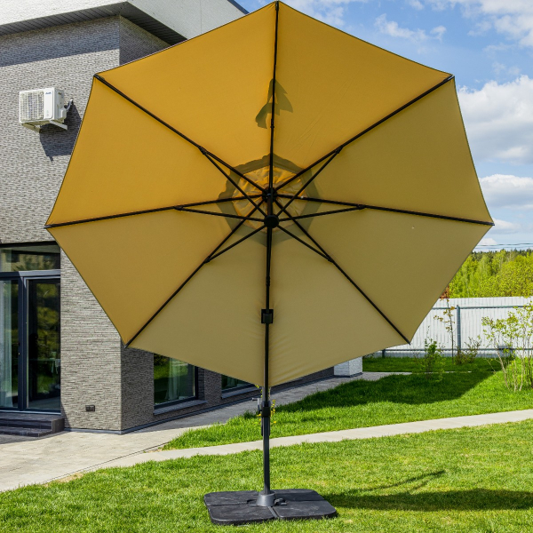 Уличный зонт SKY круглый в комплекте с базой