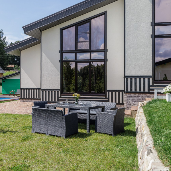 Комплект Royal Family GRAND LANA DINING L графит