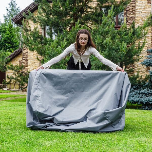 Чехол на сундук Royal Family KARL 120 цвет серый