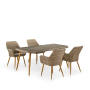 Комплект мебели T363B/Y360B-W65 Light Brown 4Pcs