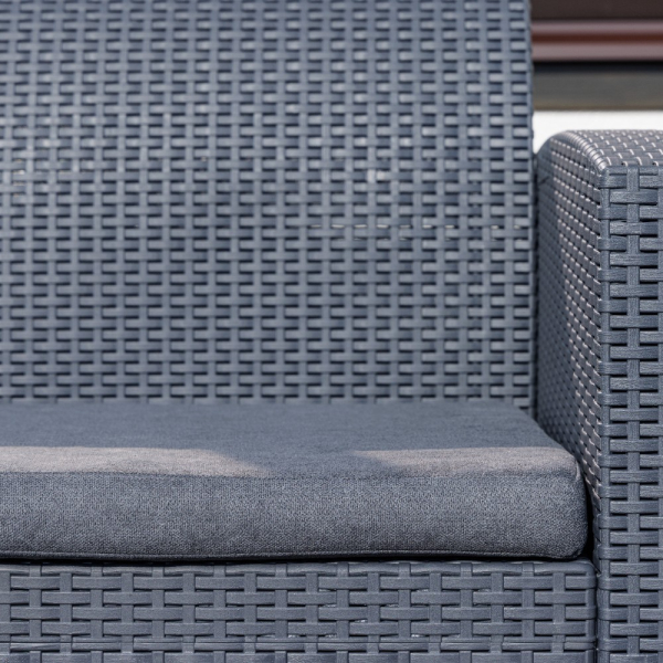 Трехместный диван Royal Family LANA графит