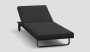 Шезлонг COSTA антрацит - каркас карбон