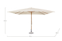 Зонт Неаполь Бежевый 3х4
