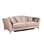 Диван Annette трехместный раскладной велюровый пыльная роза