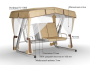 Садовые качели PRADO Глейс