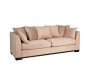Диван Roberto трехместный раскладной бежевый