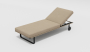 Шезлонг HACIENDA Карбон/Бежевый