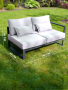 Диван садовый 2-х местный правый (с левым подлокотником) Callisto giardino