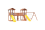 Детская площадка Спортивный городок 6 с качелями и узким скалодромом