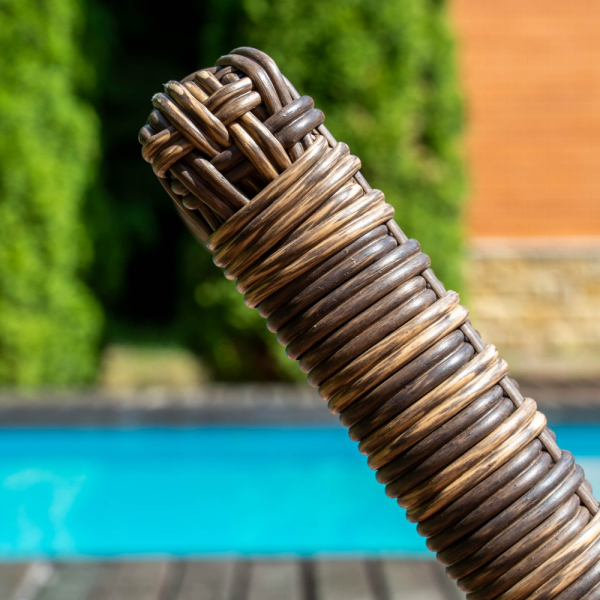 Комплект шезлонгов Royal Family AGATA без матраса в коричневом цвете