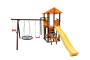 Игровой комплекс Perfetto sport Bari-7 + качели Паутина