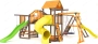 Детская площадка IgraGrad Панда Фани Мостик 2 с трубой