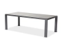 Лион 220 Стол антрацит/серый, алюминий/спеченный камень