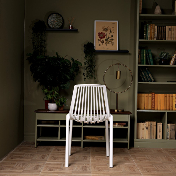 Пластиковый стул RoyalFamily Nico (Нико) белый