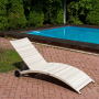 Шезлонг Royal Family AGATA бежевый без матраса