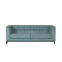 Диван Palermo трехместный велюровый бирюзовый