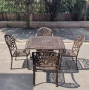 Обеденная группа Rosolini из литого алюминия