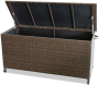 ХАРОМА Сундук для хранения подушек из искусственного ротанга