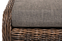 ТОЛЕДО пуф плетеный, цвет коричневый
