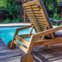Шезлонг Royal Family PAOLO на колесиках из акации (TEAKLOOK)