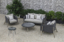 Комплект плетеной мебели Jura серый, натуральный