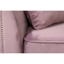 Диван Mores трехместный раскладной (пыльная роза)