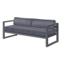 Набор садовой мебели CAPRI / 4 предмета: диван, 2 кресла, столик / серый (S4A)
