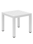 Стол уличный кофейный CAPRI, белый, 44*44*40