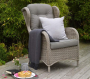 Плетеное кресло Evita grey