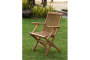 Небольшое кресло на балкон Turin складное, тик