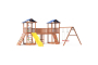Детская площадка Спортивный городок 7 крыша тент с качелями