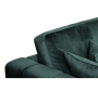 Диван Ralph трехместный раскладной серо-зеленый