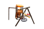 Детский игровой комплекс Perfetto sport Bari-8 + качели Паутина