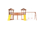 Детская площадка Спортивный городок 6 с качелями