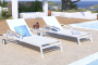 Шезлонг SPONDA  белый