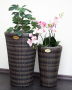 Плетеные цветочницы 299104