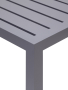 Стол уличный кофейный CAPRI, серый, 44*44*40
