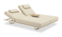 Gotland, комплект лежаков бежевый, алюминий/тик