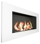Биокамин ZeFire Elliot 900 с белой рамкой