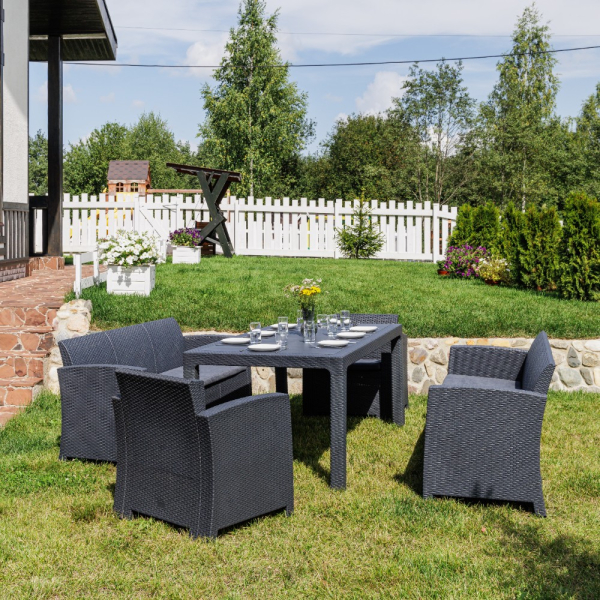 Комплект Royal Family GRAND LANA DINING XL графит