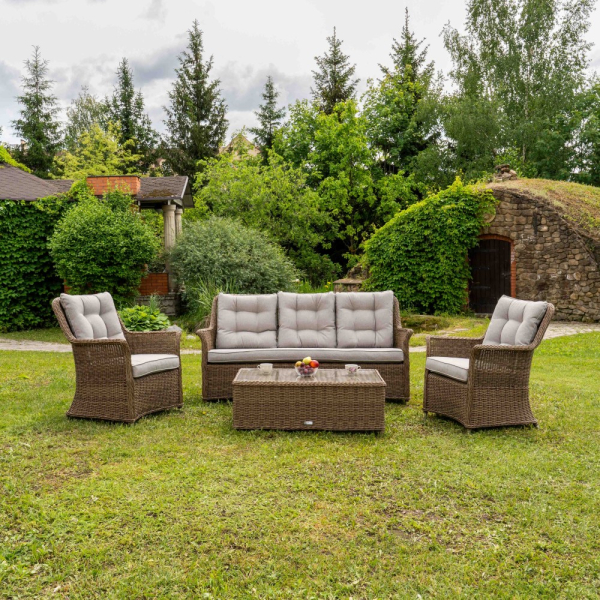 Лаунж зона VICTOR из искусственного ротанга 