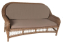 Диван CHELSEA 3-х местный цвет молочный шоколад
