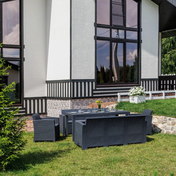 Комплект Royal Family GRAND LANA DINING XL графит