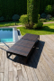 КИОТО шезлонг (лежак) из искусственного ротанга