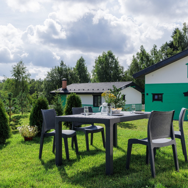 Обеденный комплект Royal Family JULY S графит