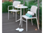 Кресло пластиковое Bora белый